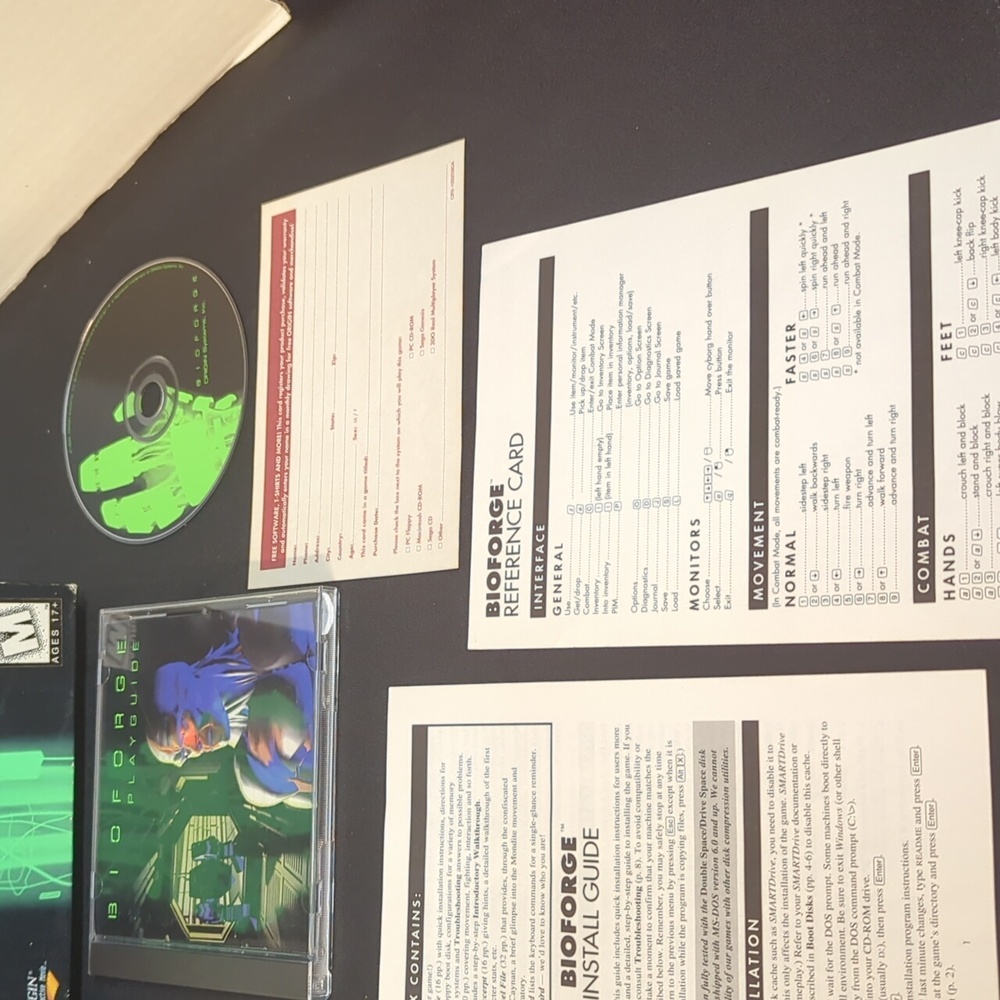 Bioforge Big Box PC Game Complete With Inserts - Picture 3 of 10